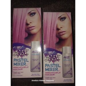 Lot Of 2 *NEW* in Silicone Free Splat Pastel Mixer, Works with Splat Hair Colors